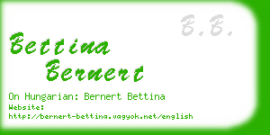 bettina bernert business card
